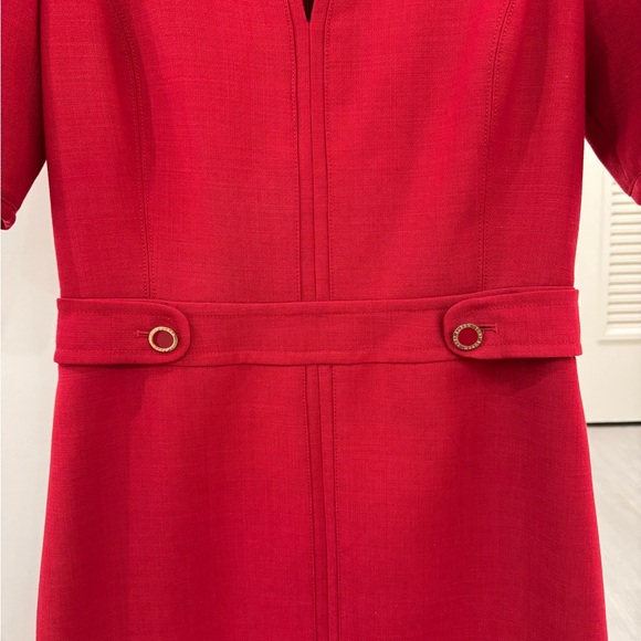 Tory Burch Red Sheath Dress Size 6 - Picture 3 of 4